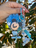 Blue Mickey keychain