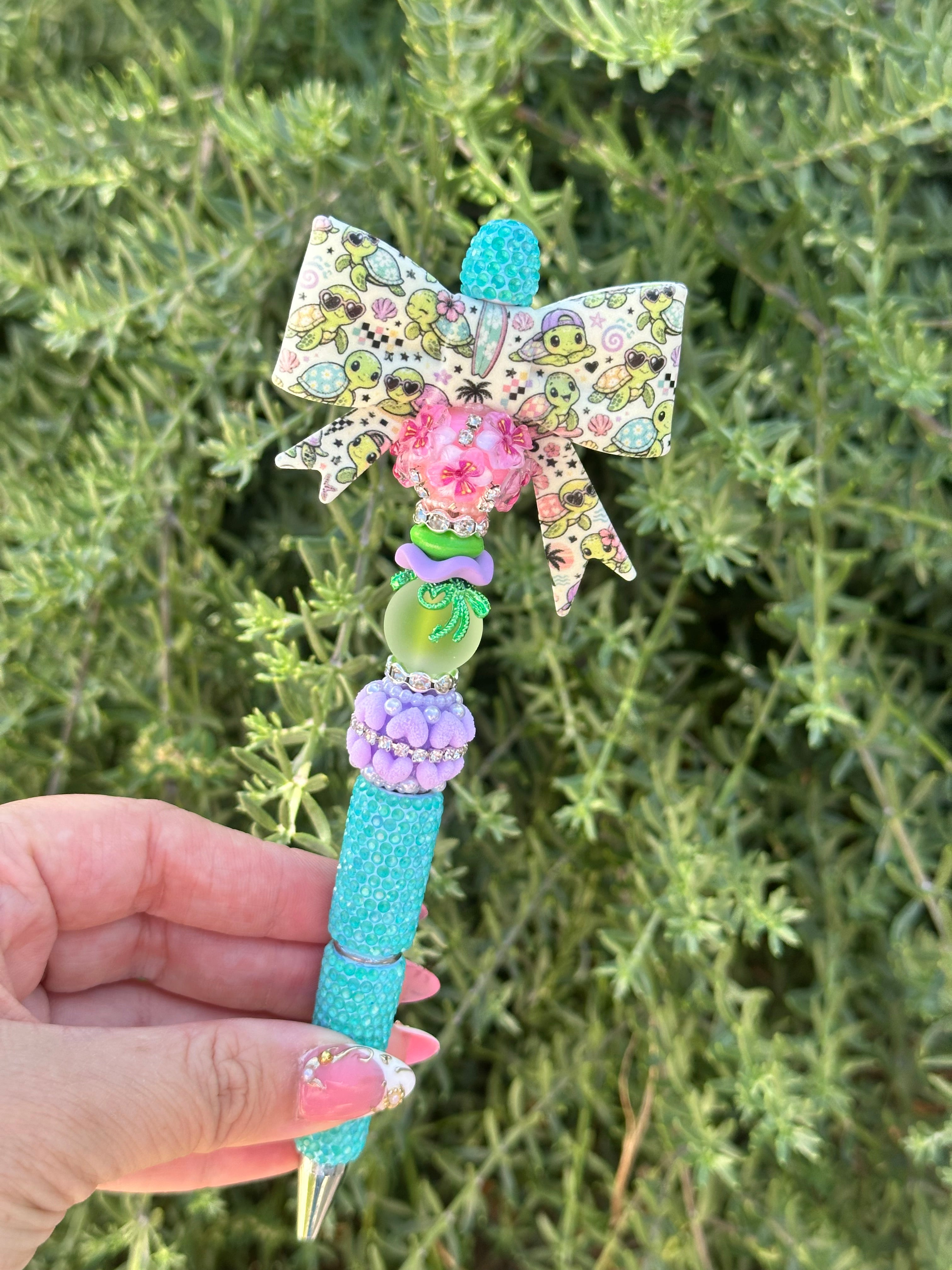 Cute Turtle 🐢 Bow Pen